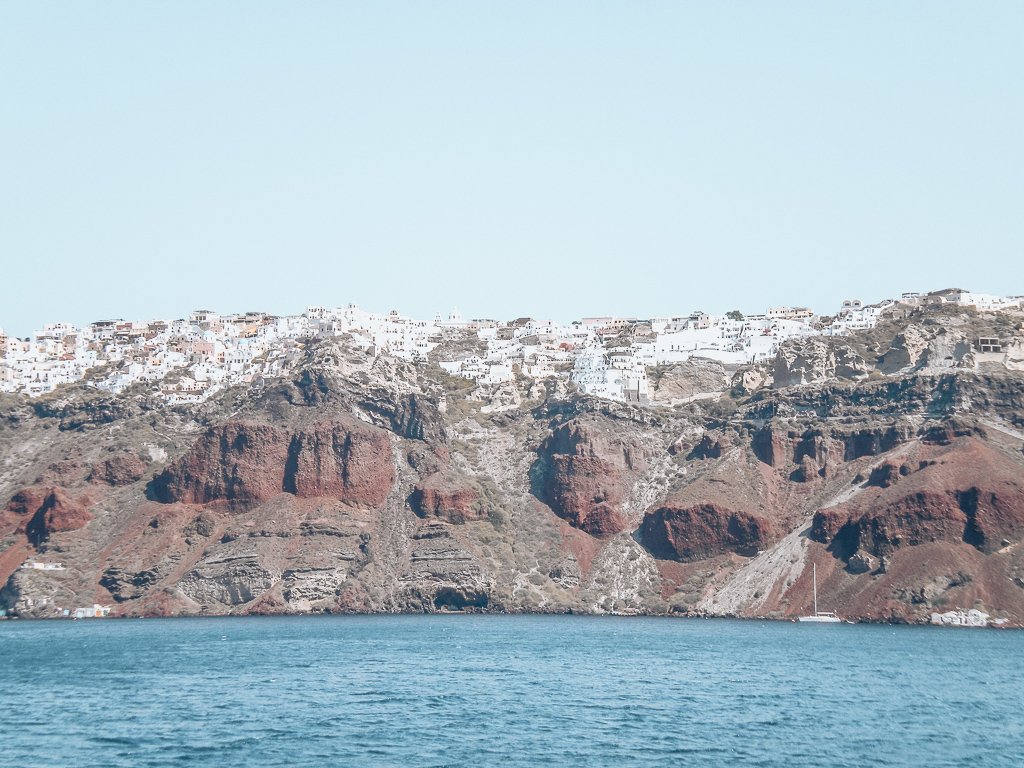 Viajar a santorini