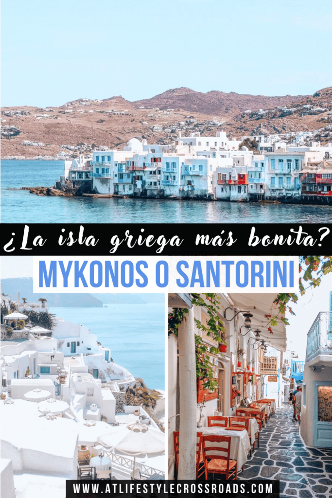 Visitar mykonos o santorini en grecia